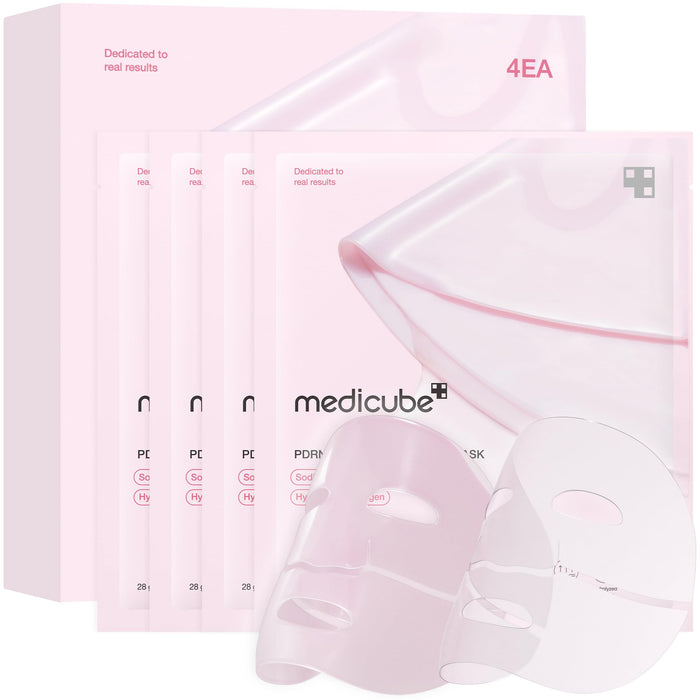 Medicube Salmon DNA PDRN mascarilla de gel de gelatina de colágeno rosa