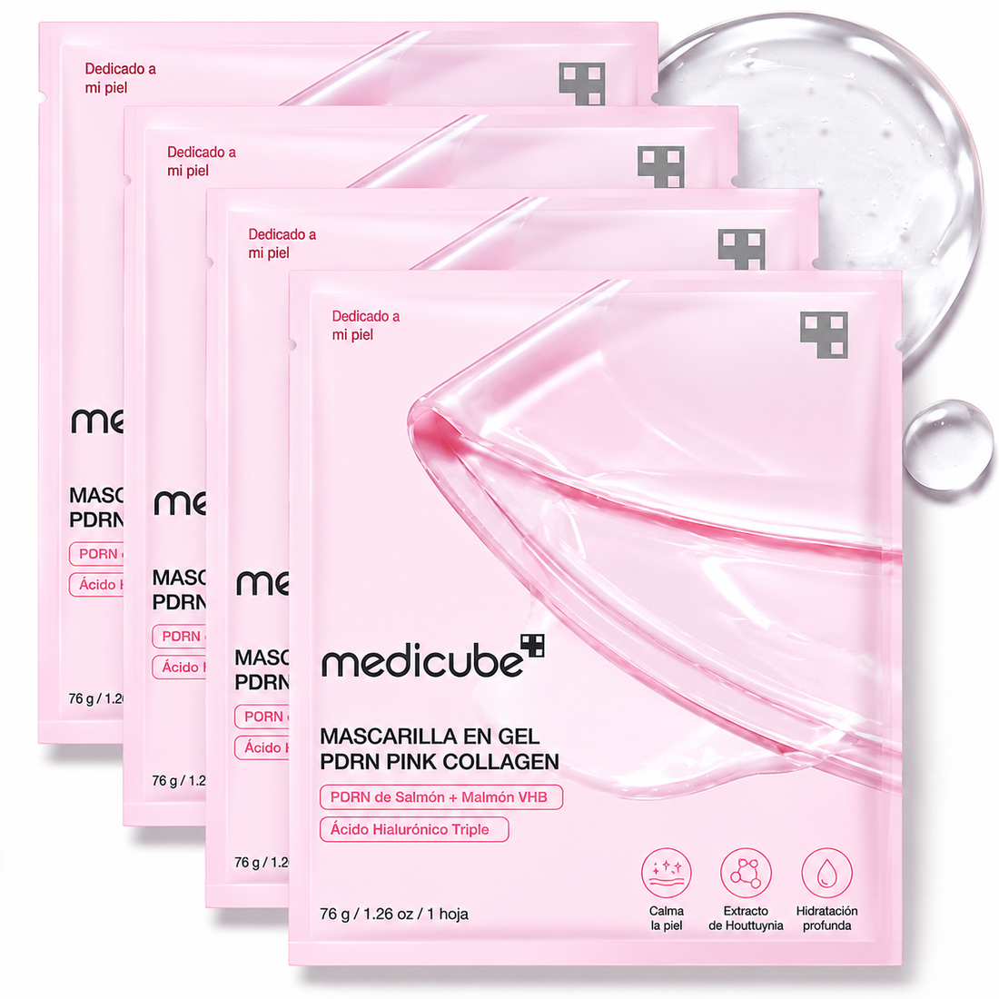 MEDICUBE Pink PDRN Gel Mask 4unt