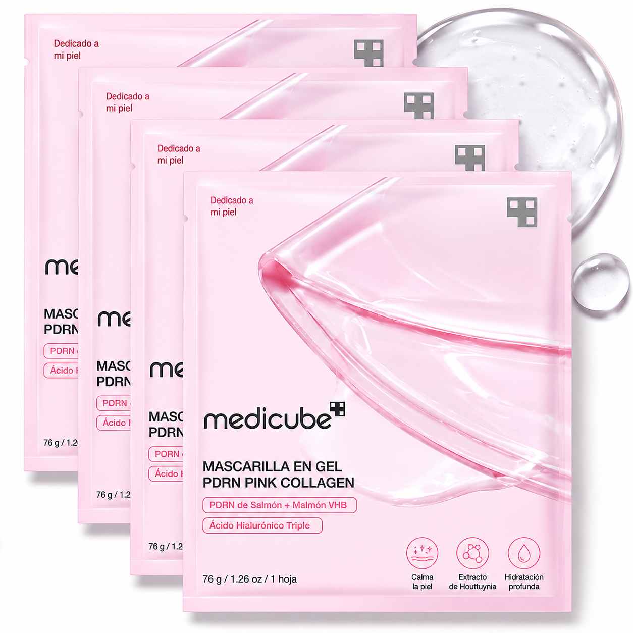 MEDICUBE Pink PDRN Gel Mask 4unt