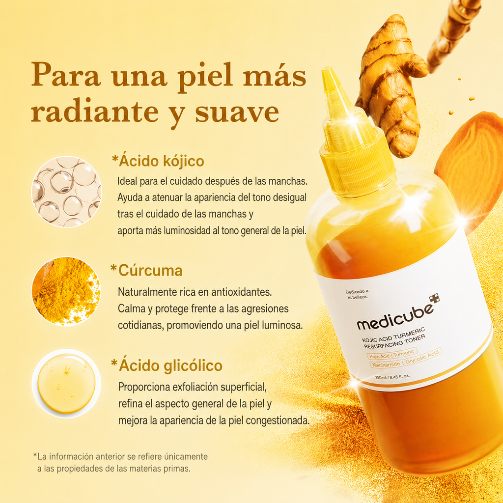 MEDICUBE Kojic Acid Turmeric Toner 250ml